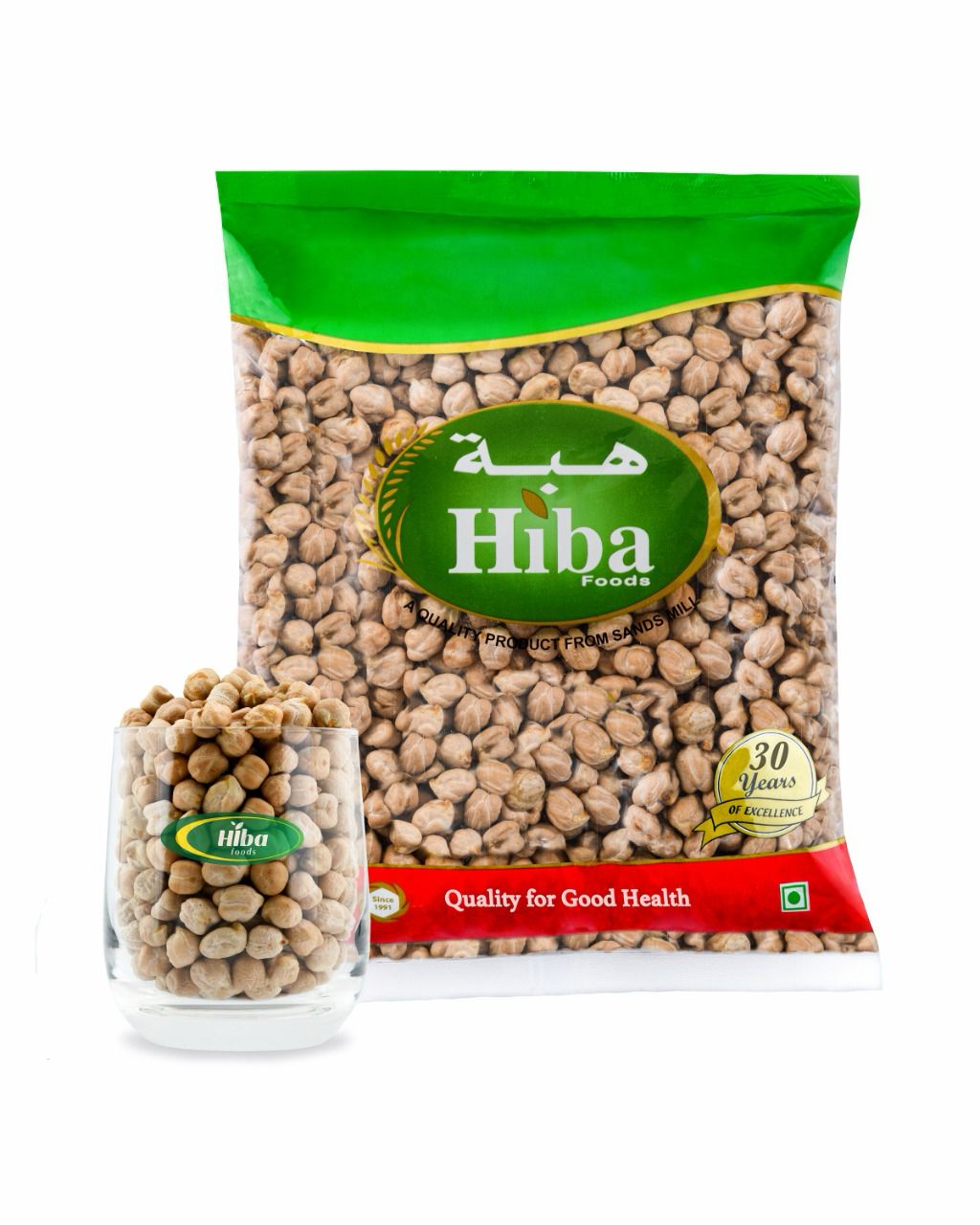 WHITE CHANA 12 MM 500 GRM